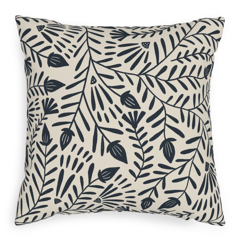 Ramona - Neutral Pillow, Woven, White, 20x20, Double Sided, Beige, Pearl