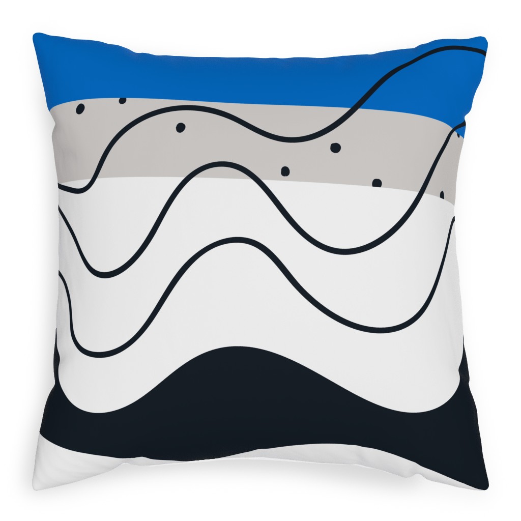 Desert Summer - Multi Pillow, Woven, White, 20x20, Double Sided, Multicolor