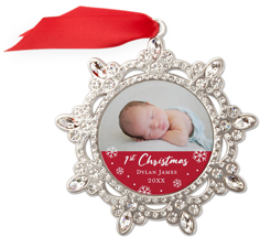 first christmas jeweled ornament