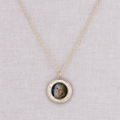gold lillian necklace
