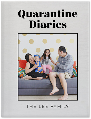 Quarantine Diaries Journal, White