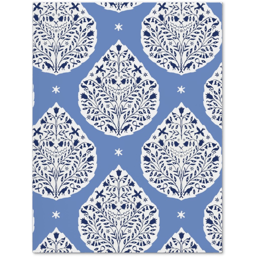 Conway Paisley - Cobalt and Navy Journal, Blue, True Blue