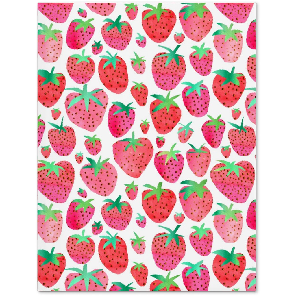 Strawberries - Pink Journal, Pink, Bright Pink