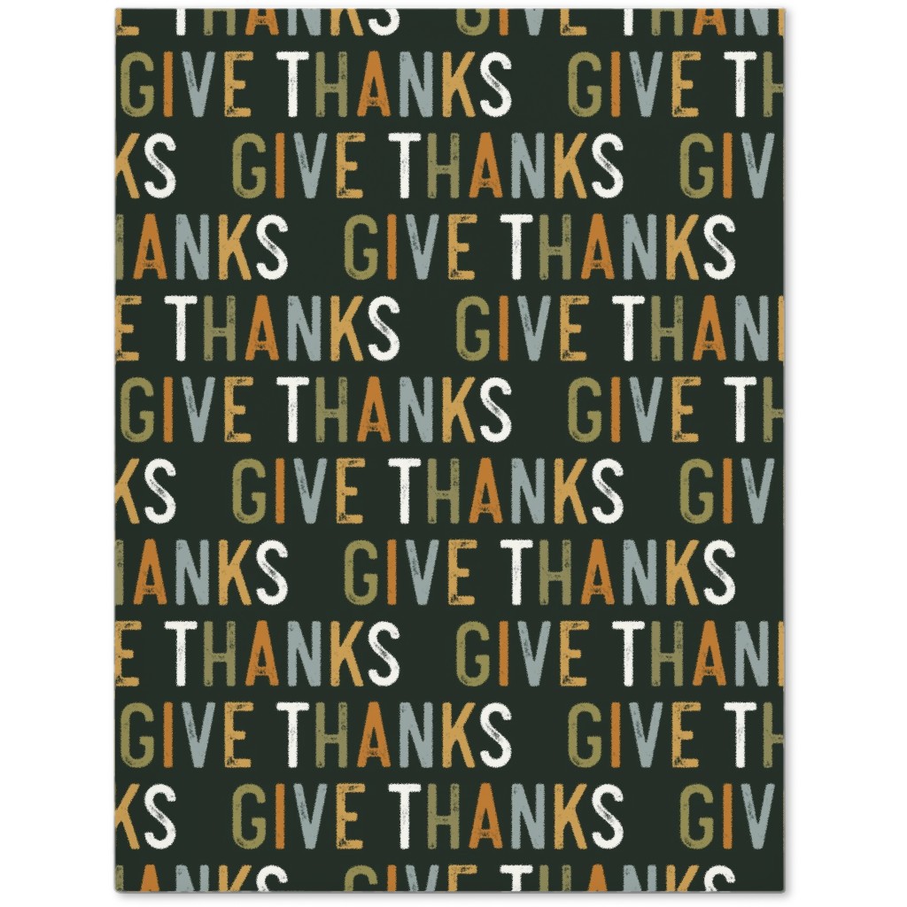 Give Thanks Journal, Green