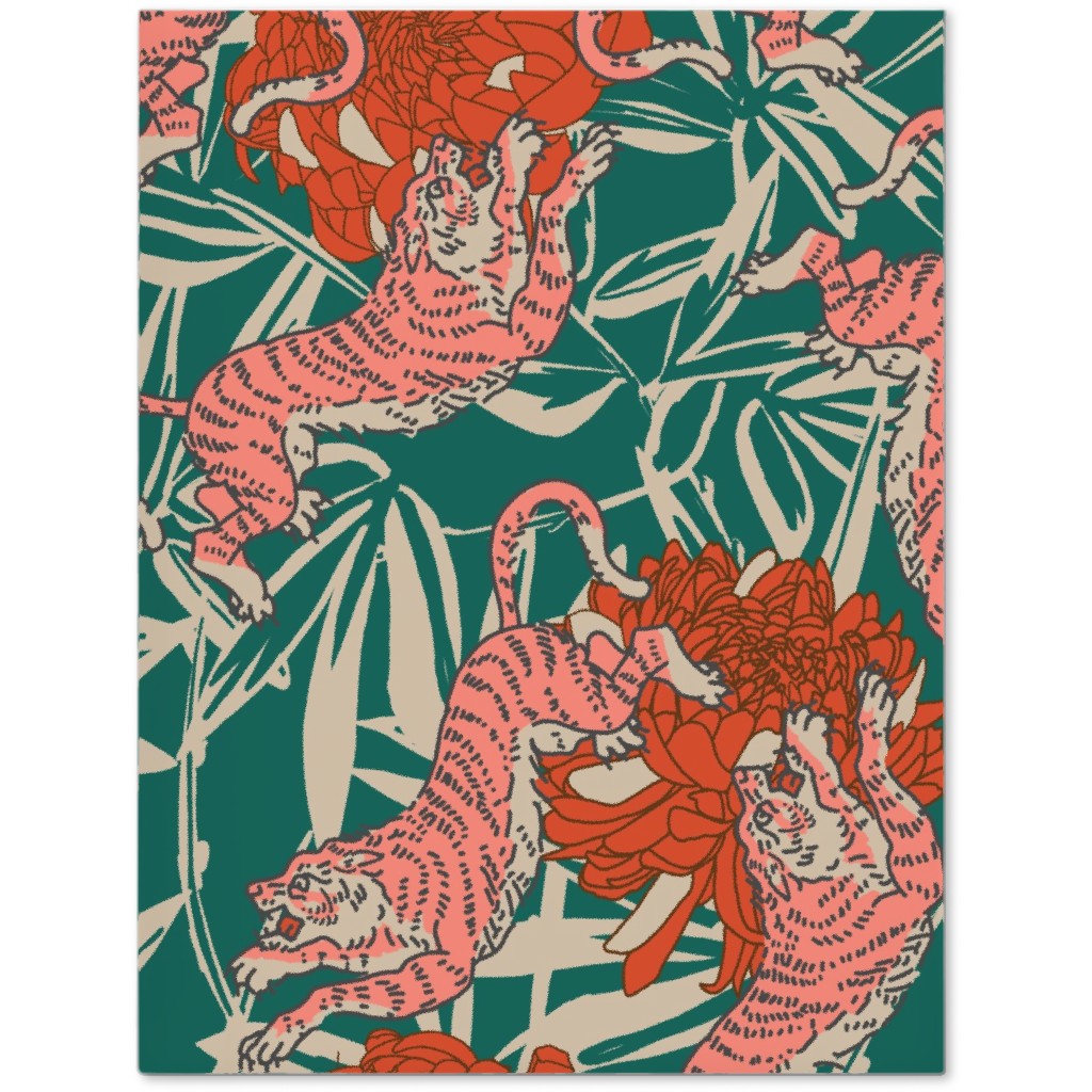 Bengal Kuma Tiger - Multi Journal, Multicolor