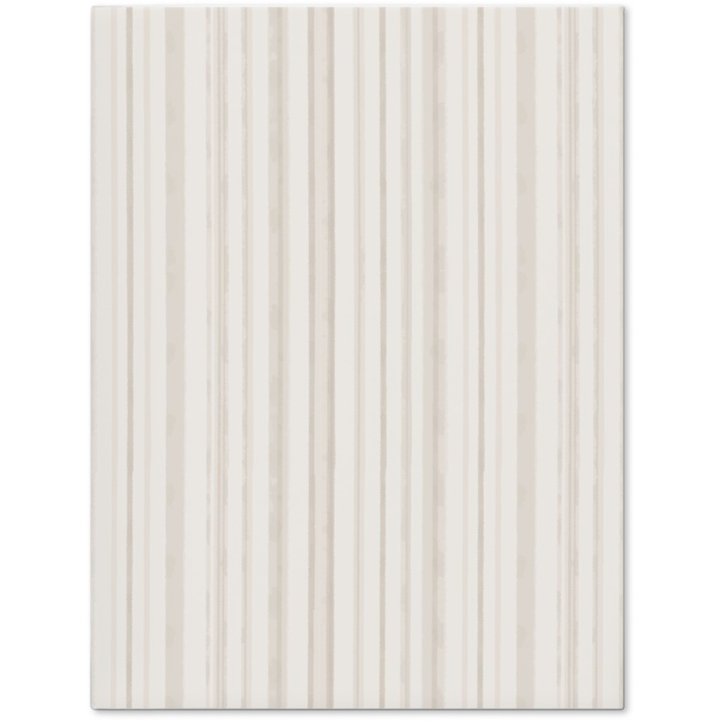 Dreamy Watercolor Stripe Journal, Beige, Wheat
