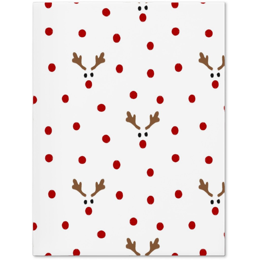 Polkadot Rudolph Journal, Red