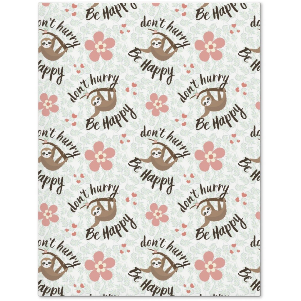 Don't Hurry Be Happy - Beige Journal, Beige