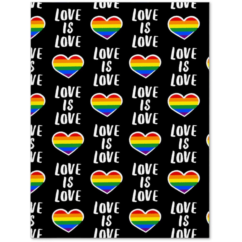 Love Is Love - Black Journal, Multicolor