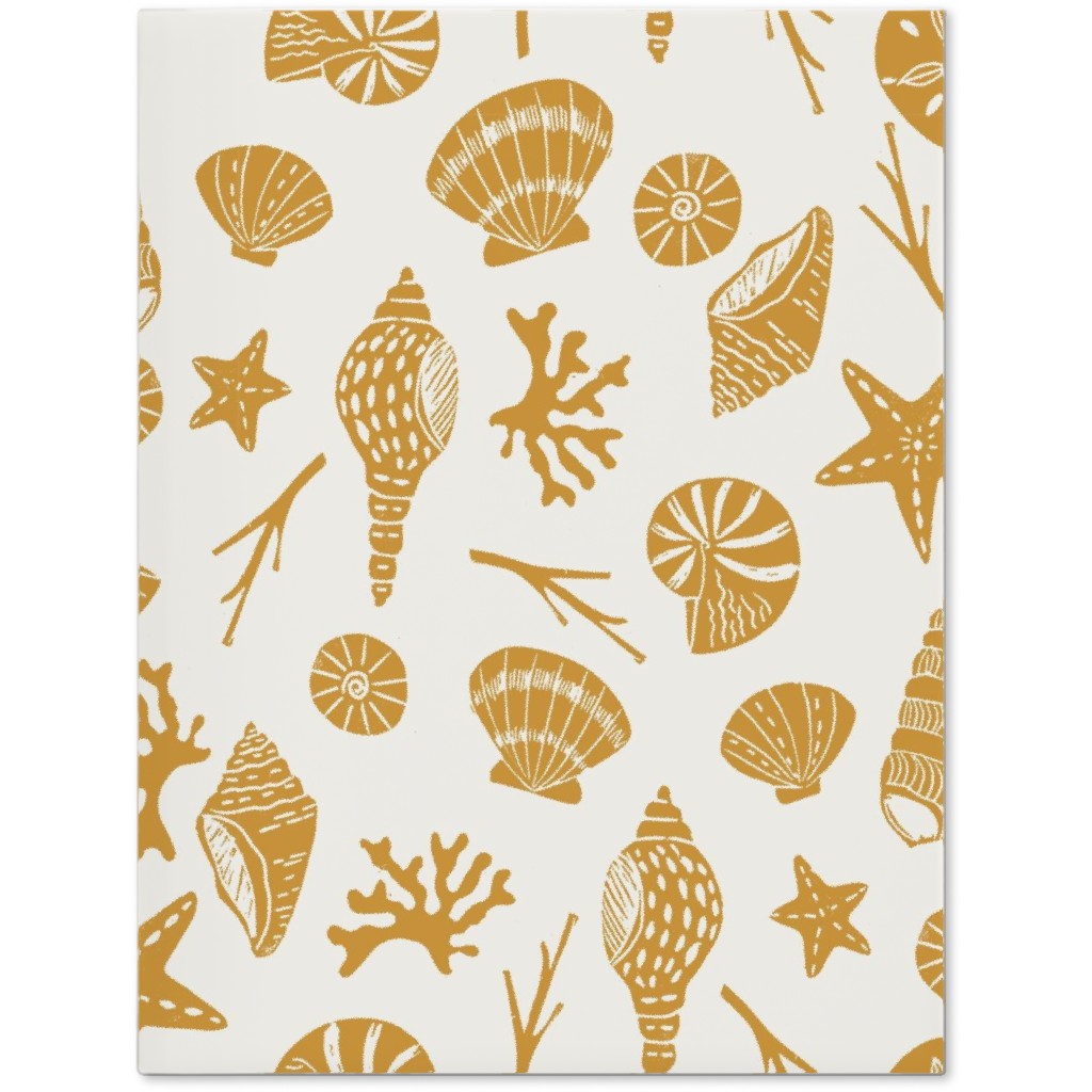 Seashells - Gold Journal, Yellow