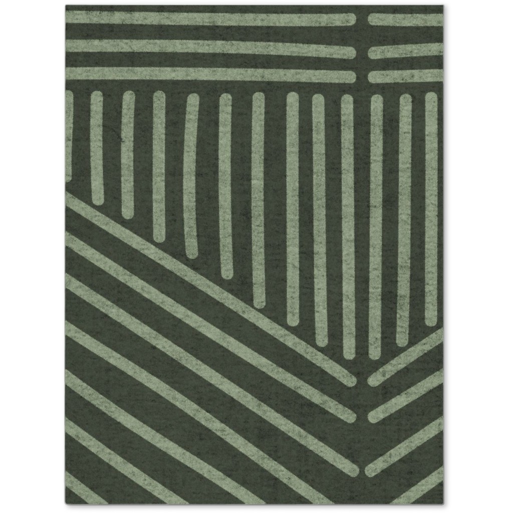 Mudcloth Weaving Line - Green Journal, Green