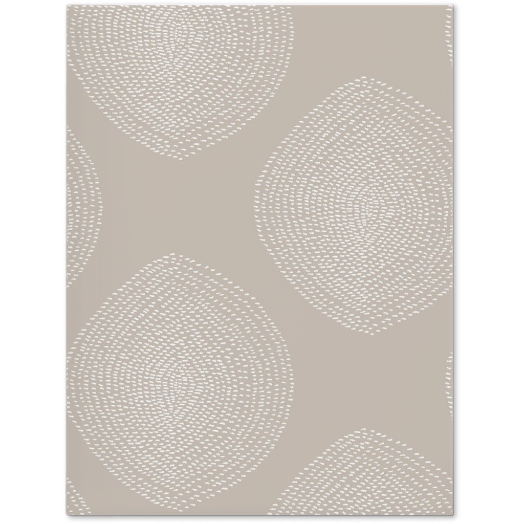 Boho Stripy Drops Journal, Beige