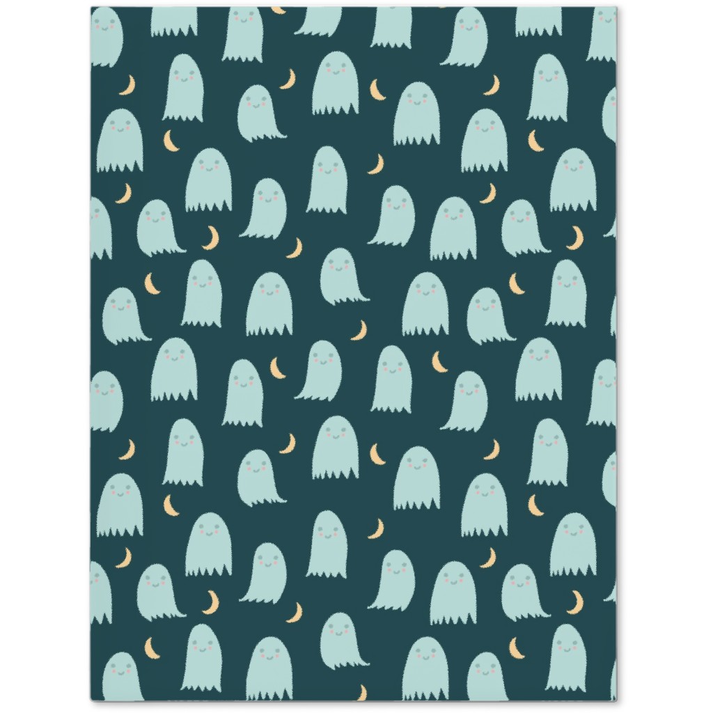 Cute Halloween Ghosts Journal, Green