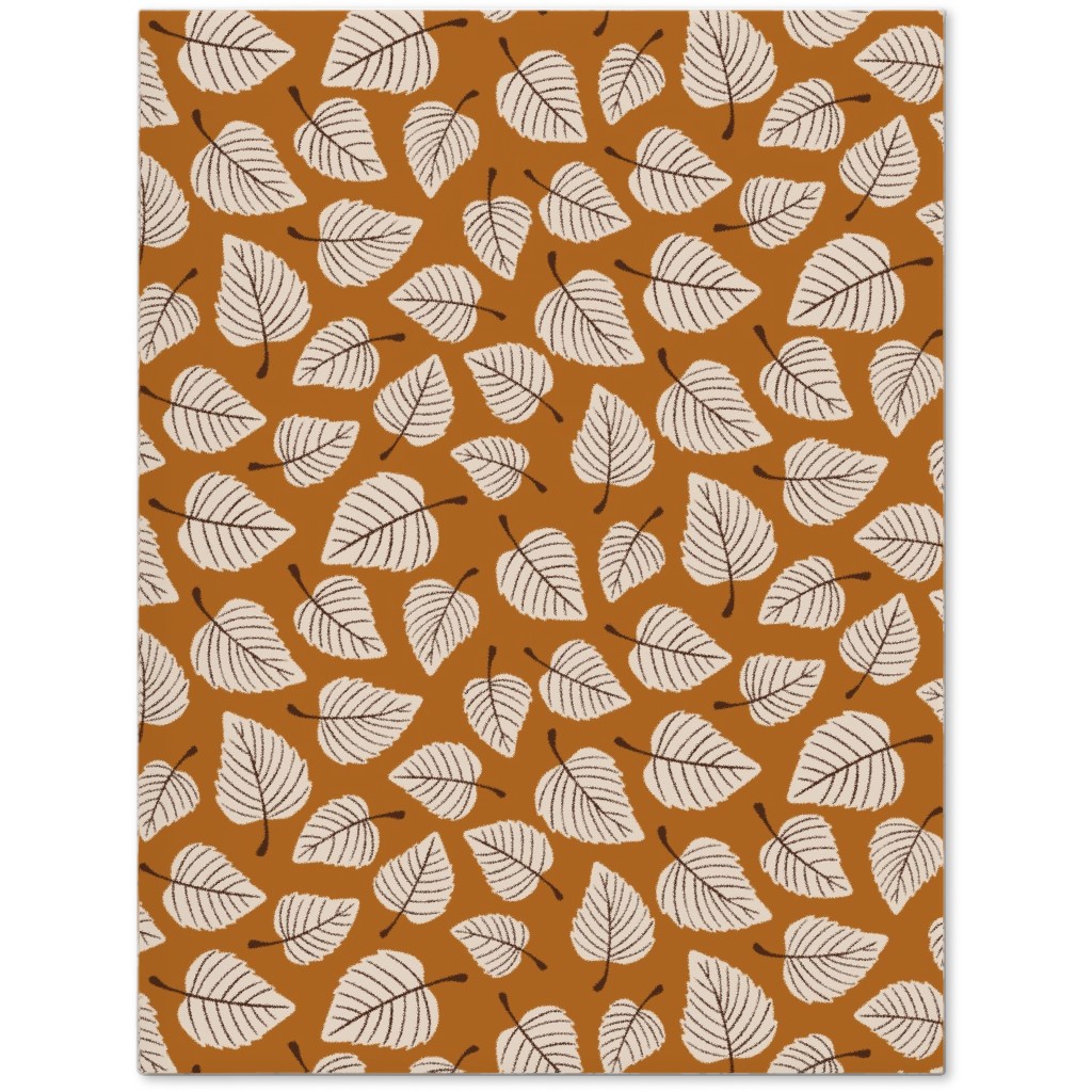 Falling Leaves - Terracotta Journal, Orange