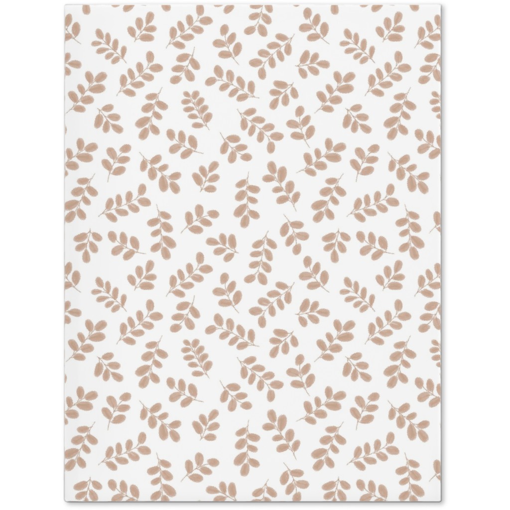 Whimsy Leaves - Dusty Journal, Beige