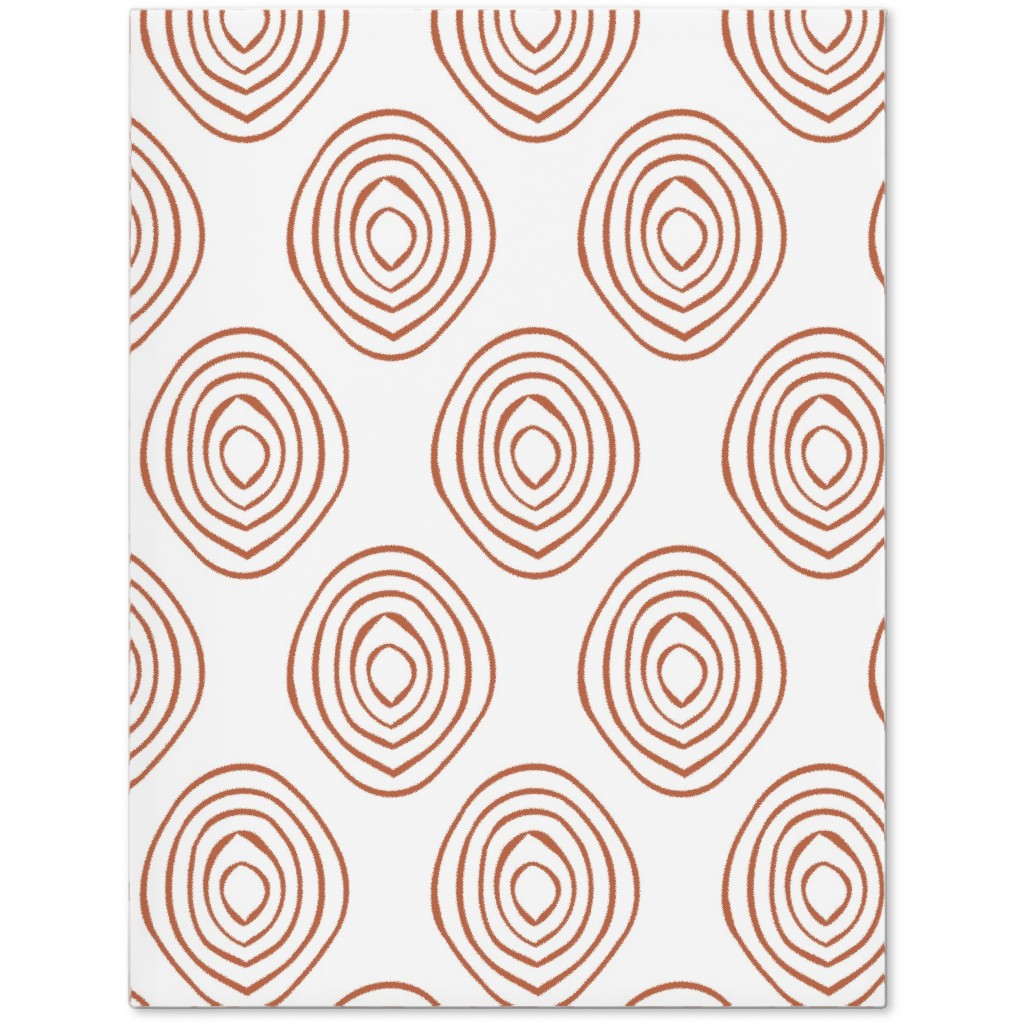 Abstract Circle - Terracotta Journal, Brown