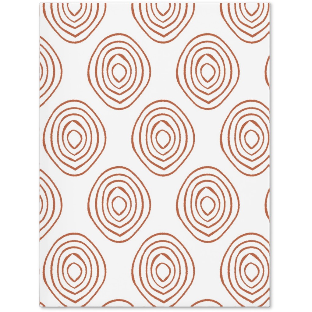 Abstract Circle - Terracotta Journal, Brown, Brown