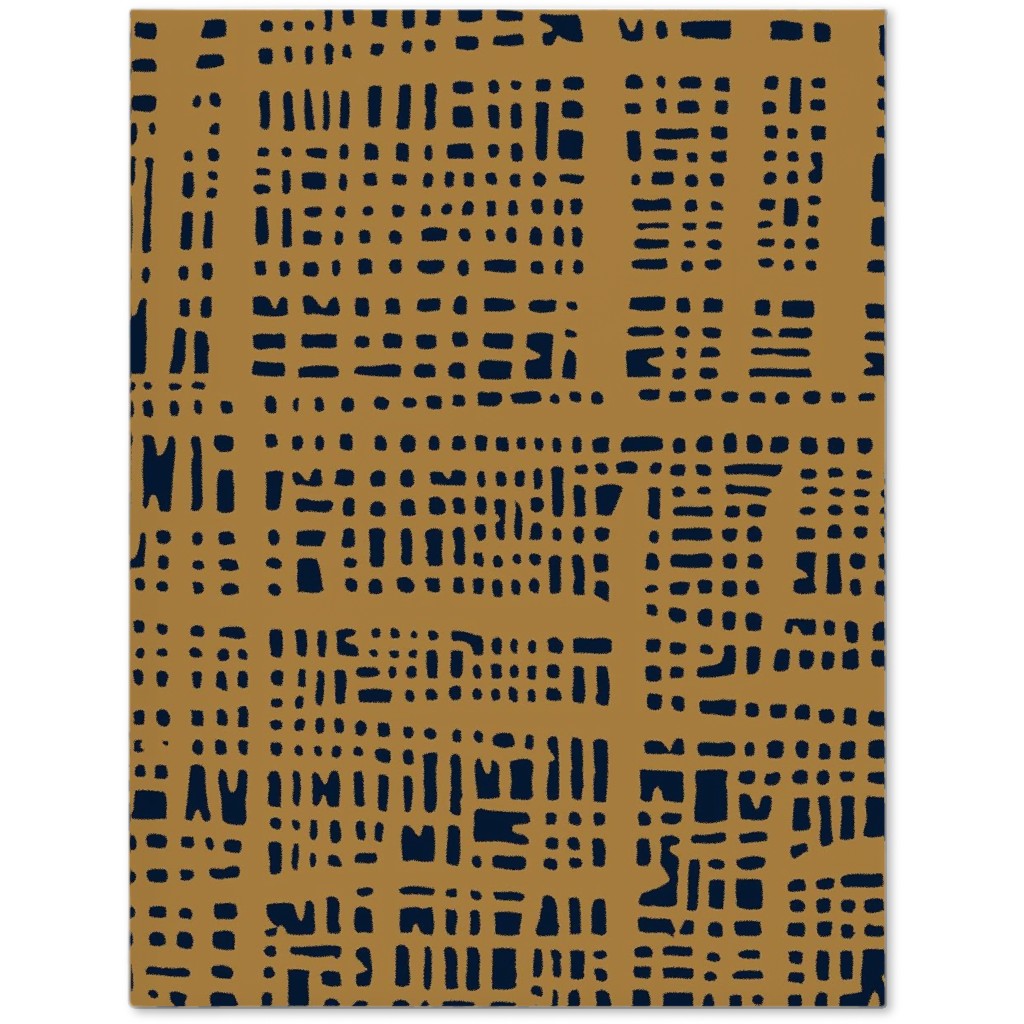 Linen Texture - Mustard Journal, Yellow