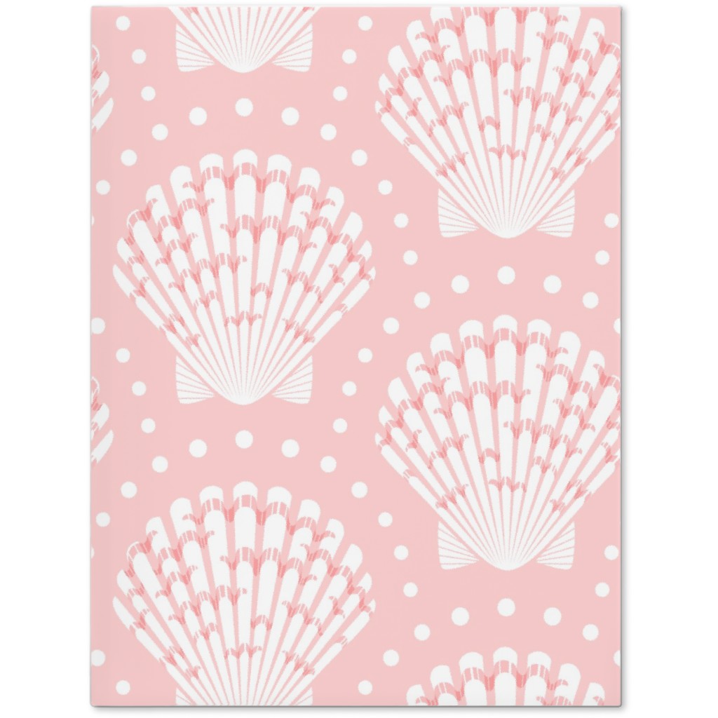 Pretty Scallop Shells - Pink Journal, Pink