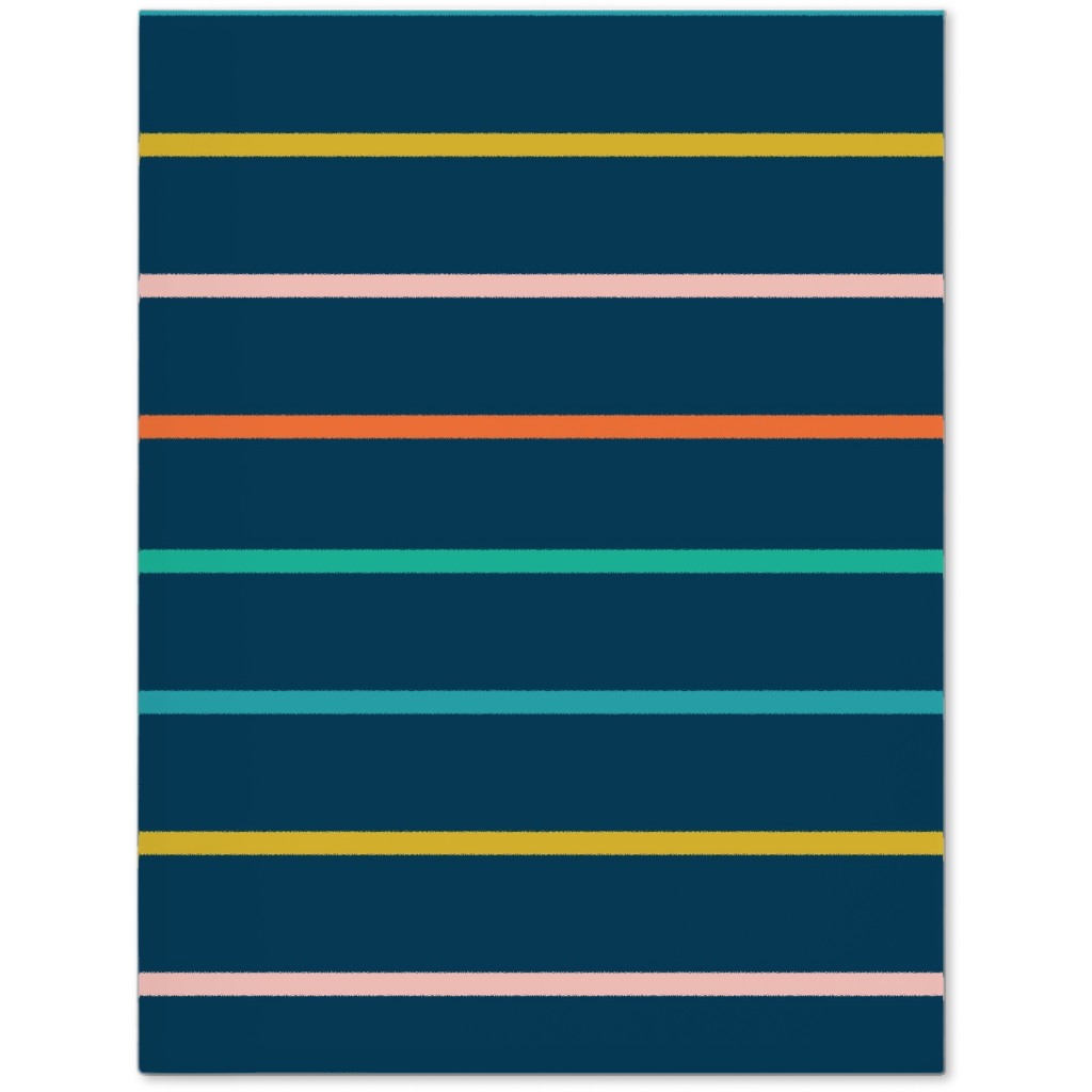 Summer Stripe - Dark Journal, Multicolor