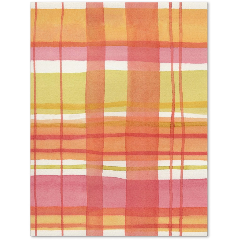 Summer Plaid Journal, Multicolor