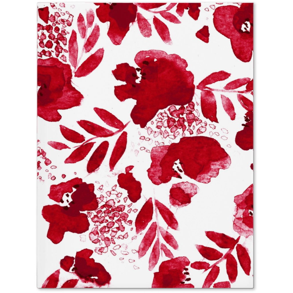 Floret Floral Red Journal Shutterfly