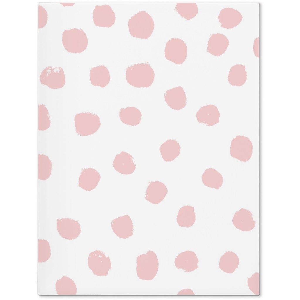 Soft Painted Dots Journal, Pink