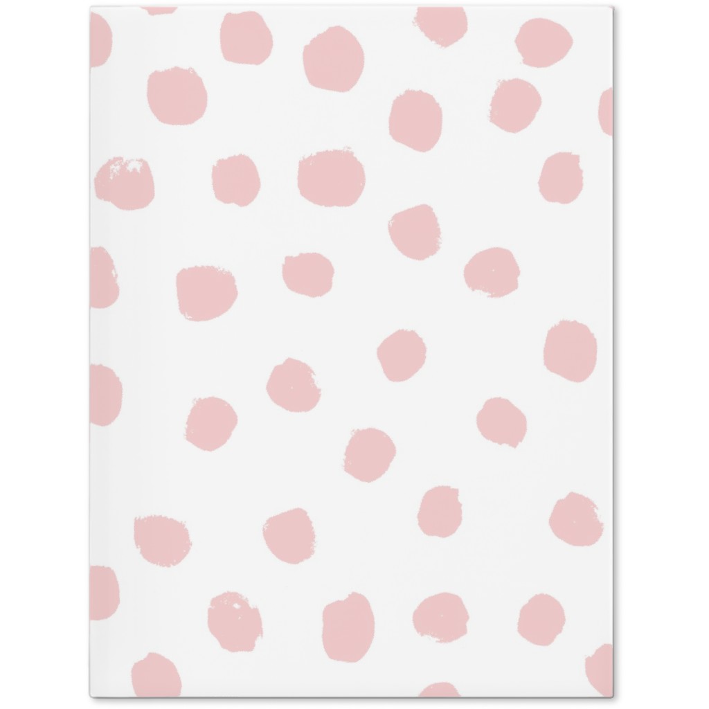 Soft Painted Dots Journal, Pink