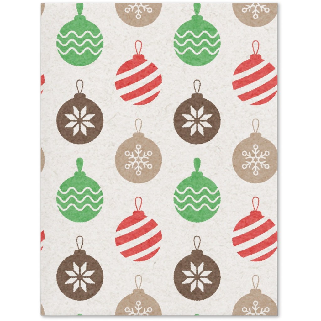 Christmas Ornaments Journal, Multicolor