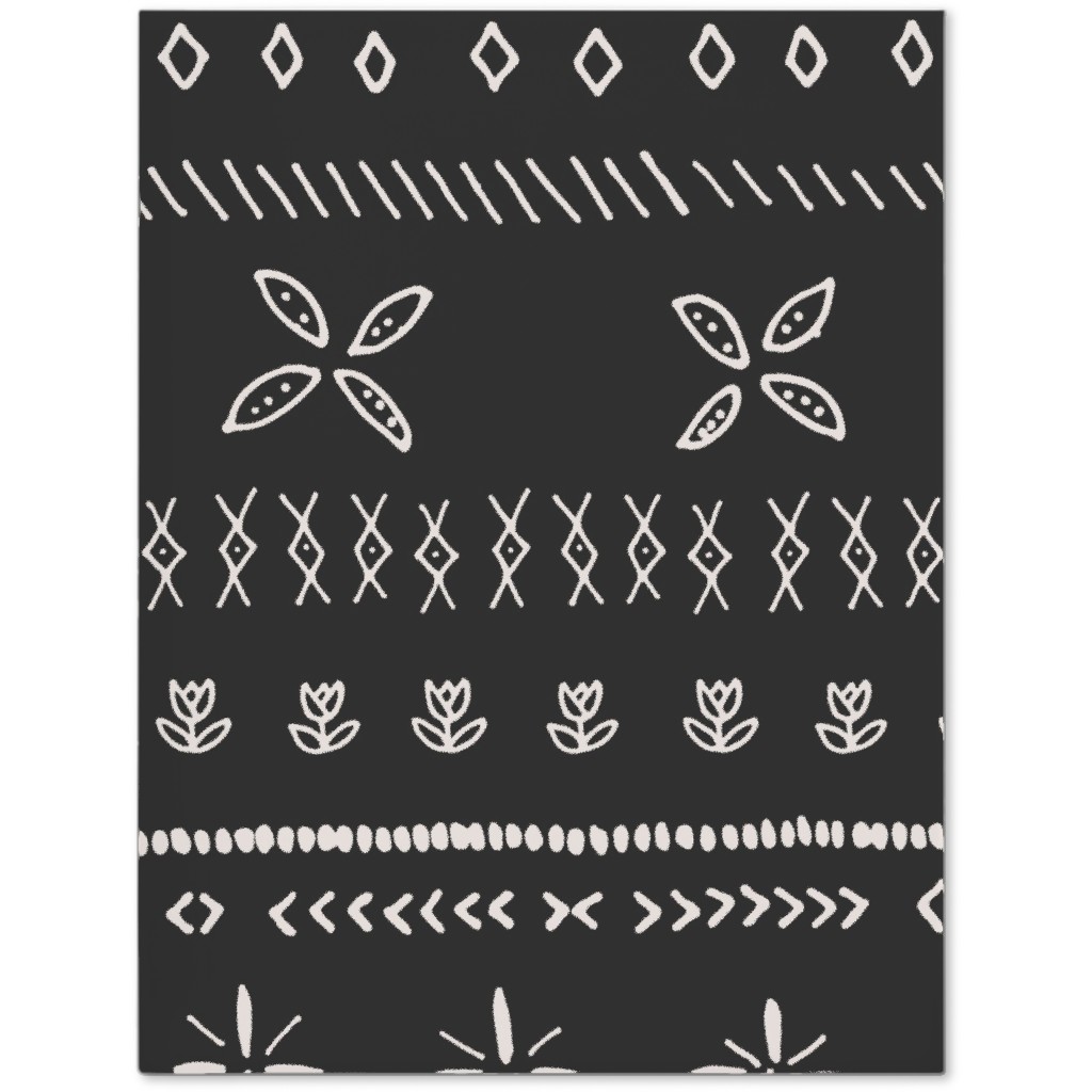 Boho Print Journal, Black