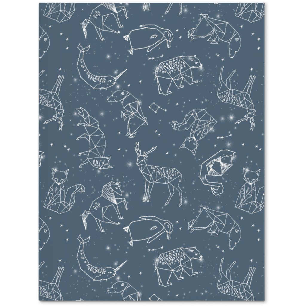 Animal Constellations - Blue Journal, Blue