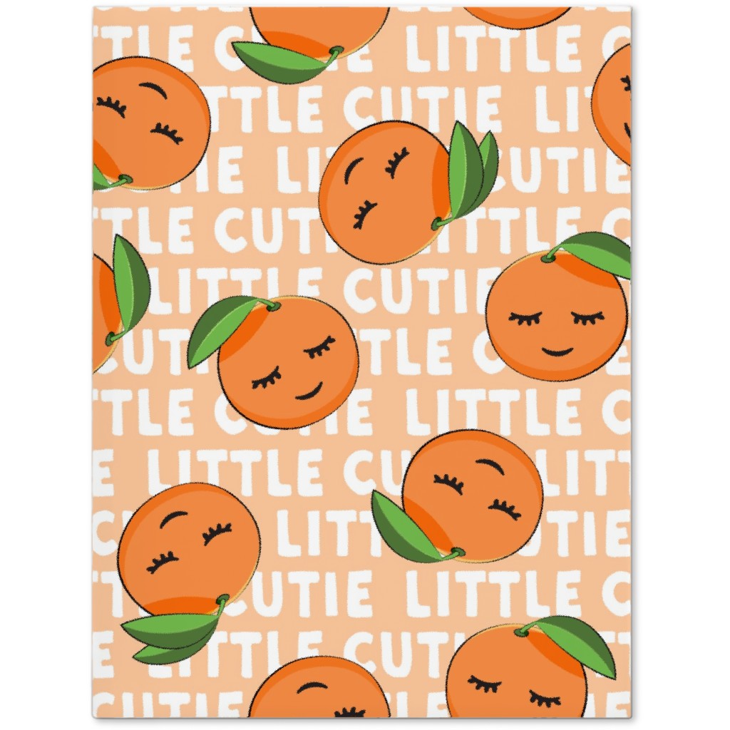Little Cutie - Happy Oranges - Orange Journal, Orange