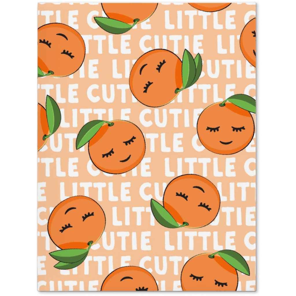 Little Cutie - Happy Oranges - Orange Journal, Orange, Orange