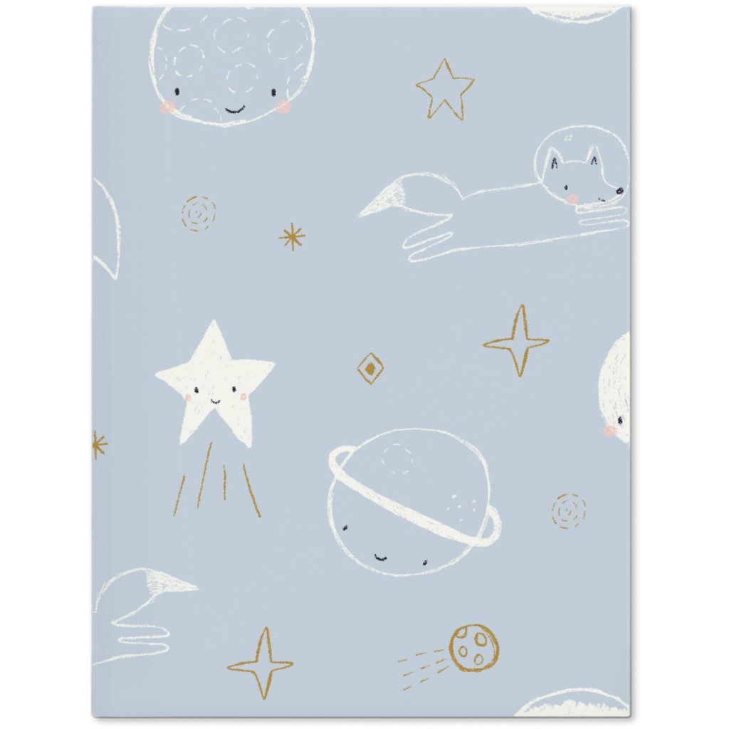 Space Adventure - Blue Journal, Blue, True Blue