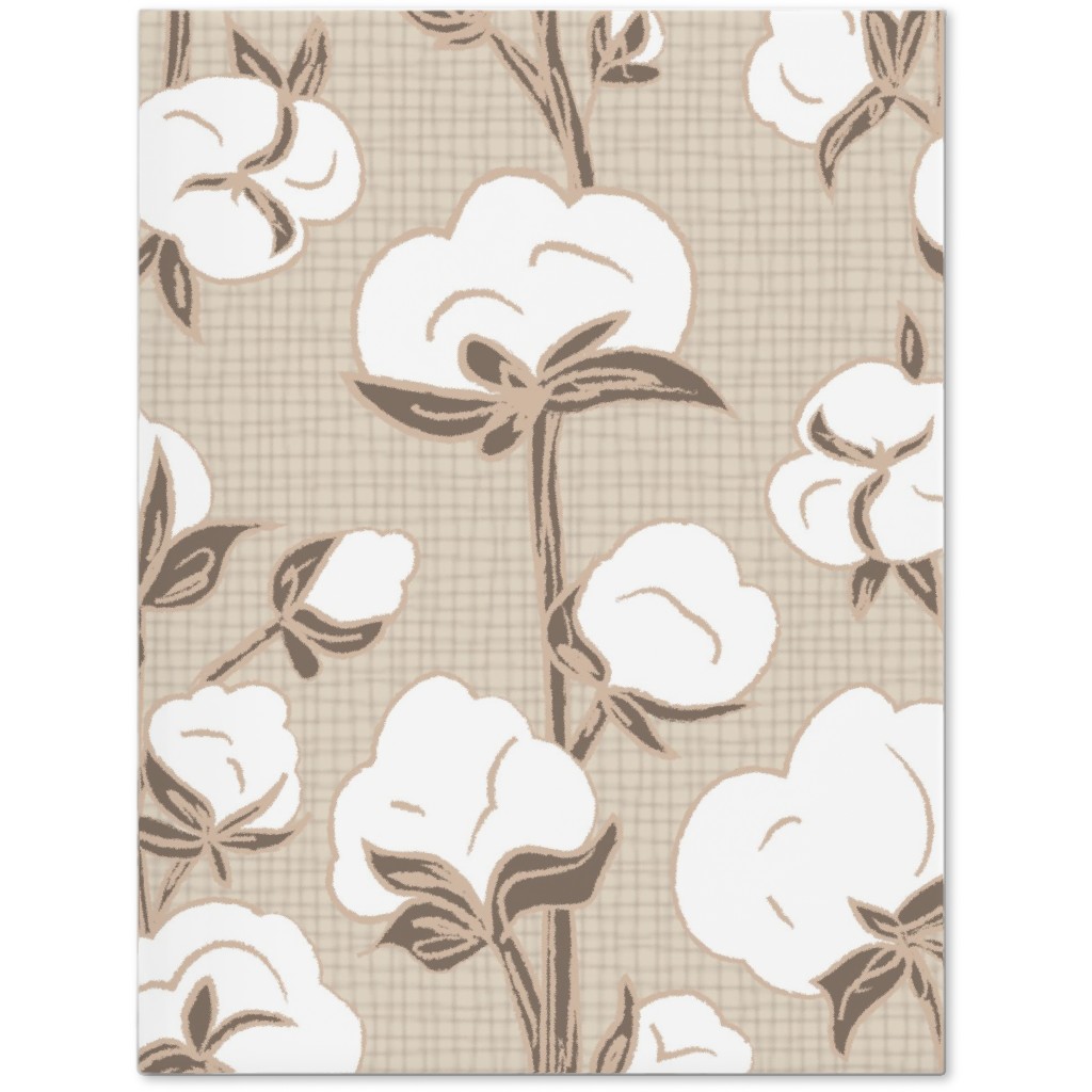 Cotton Stalk Stripe - Brown Journal, Beige, Pearl