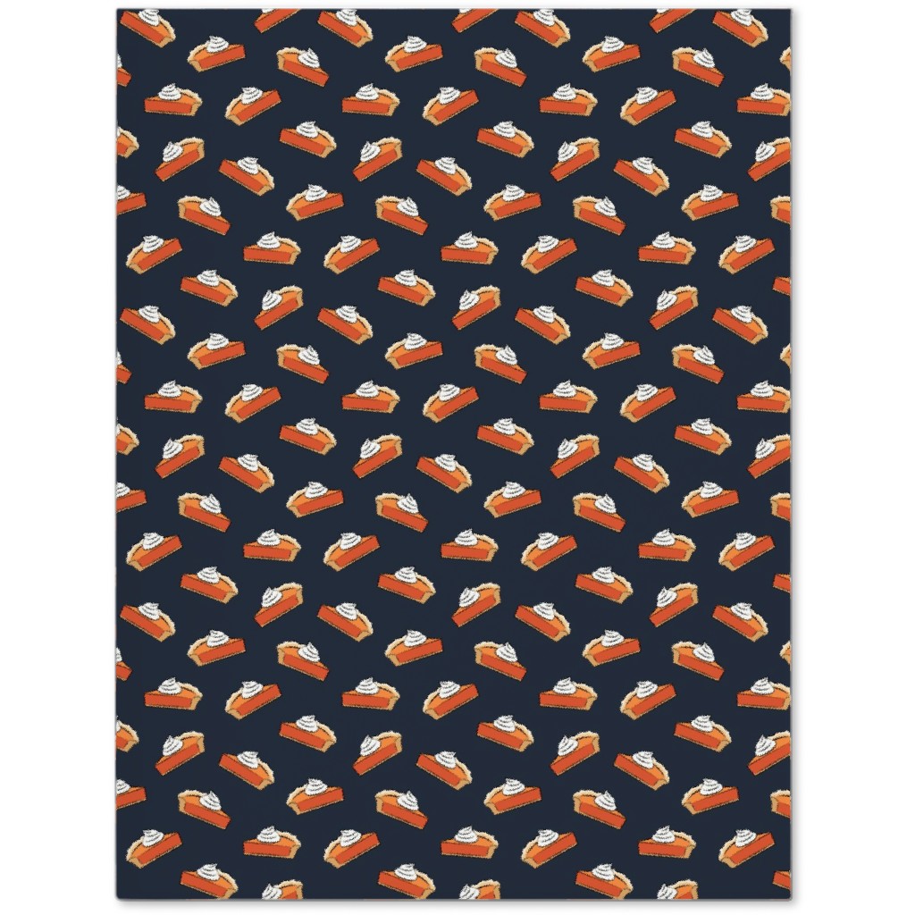 Just One Slice - Pumpkin Pie on Blue Journal, Blue, True Blue