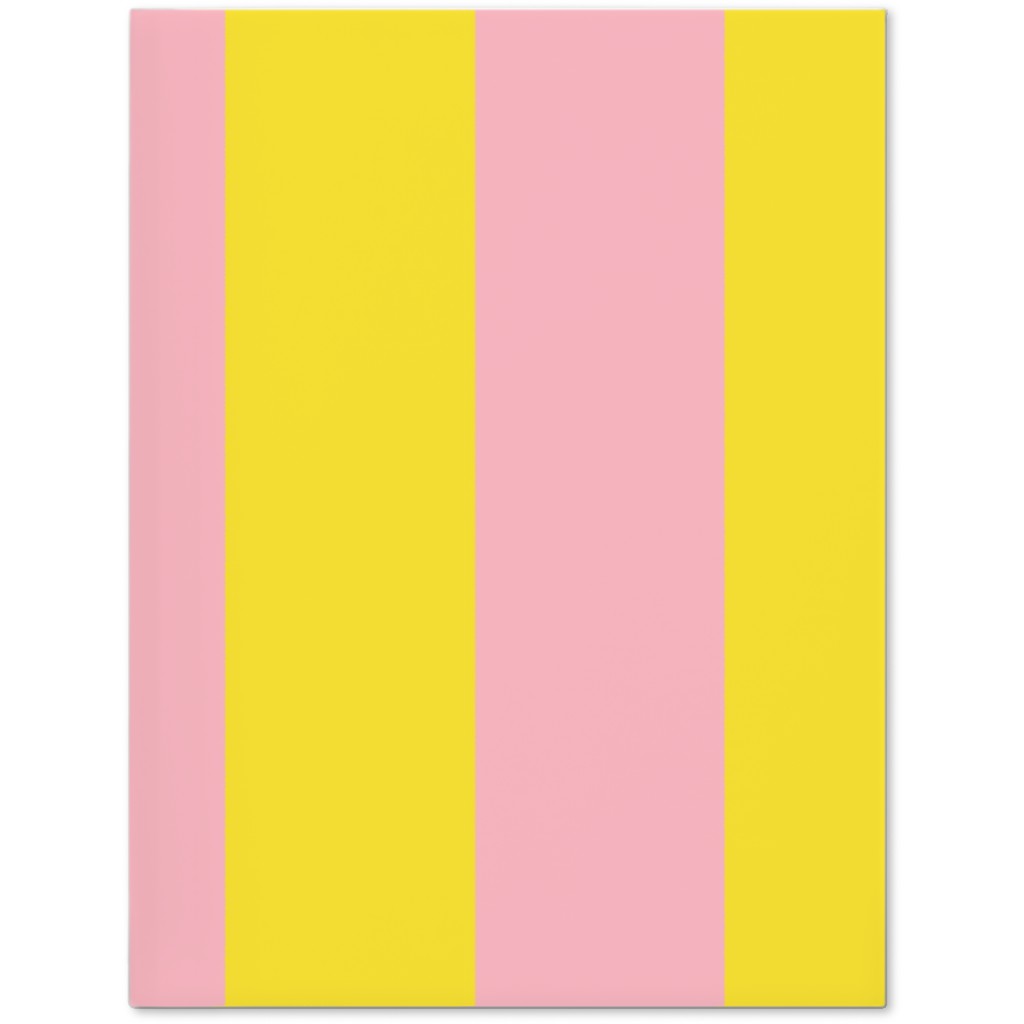 Vertical Stripes Journal, Pink