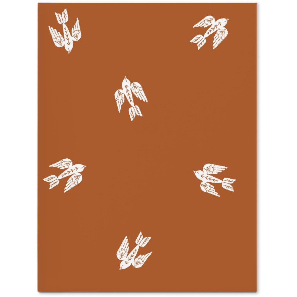 Bird Folk - Rust Journal, Orange