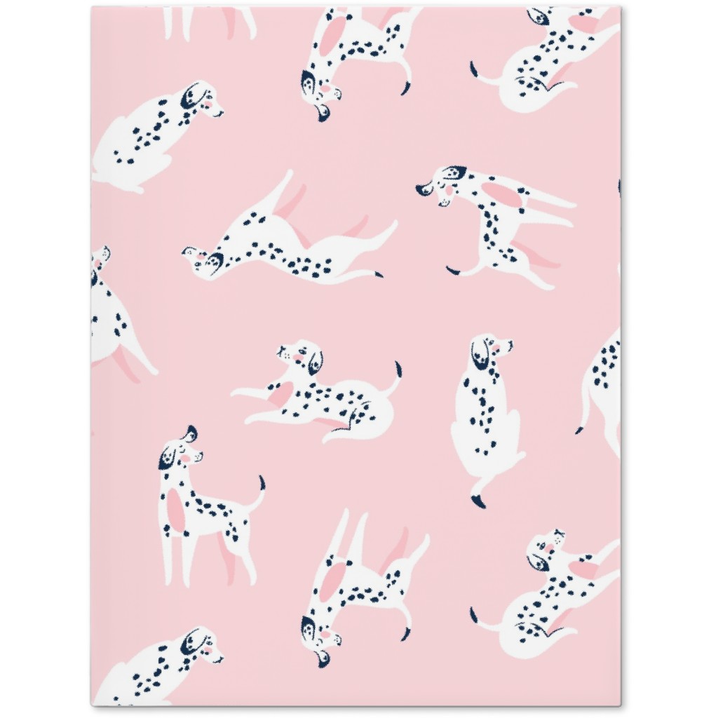 Funny Dalmatian - Pink Journal, Pink, Bright Pink