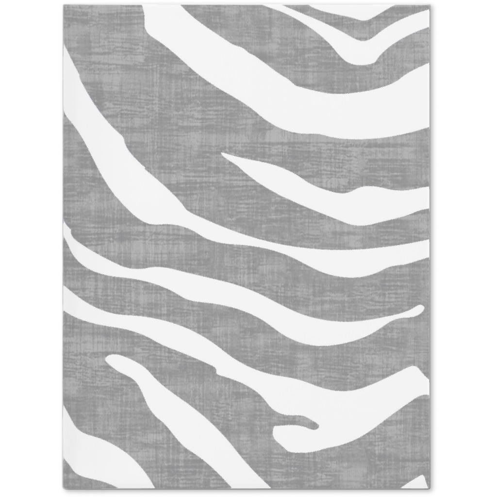 Zebra Texture - Gray Journal, Gray