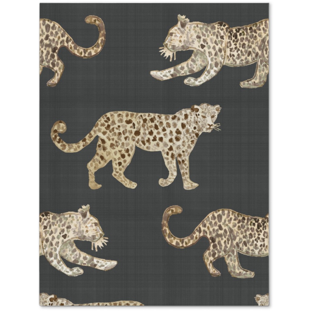Leopard Parade Journal, Gray, Dark Gray