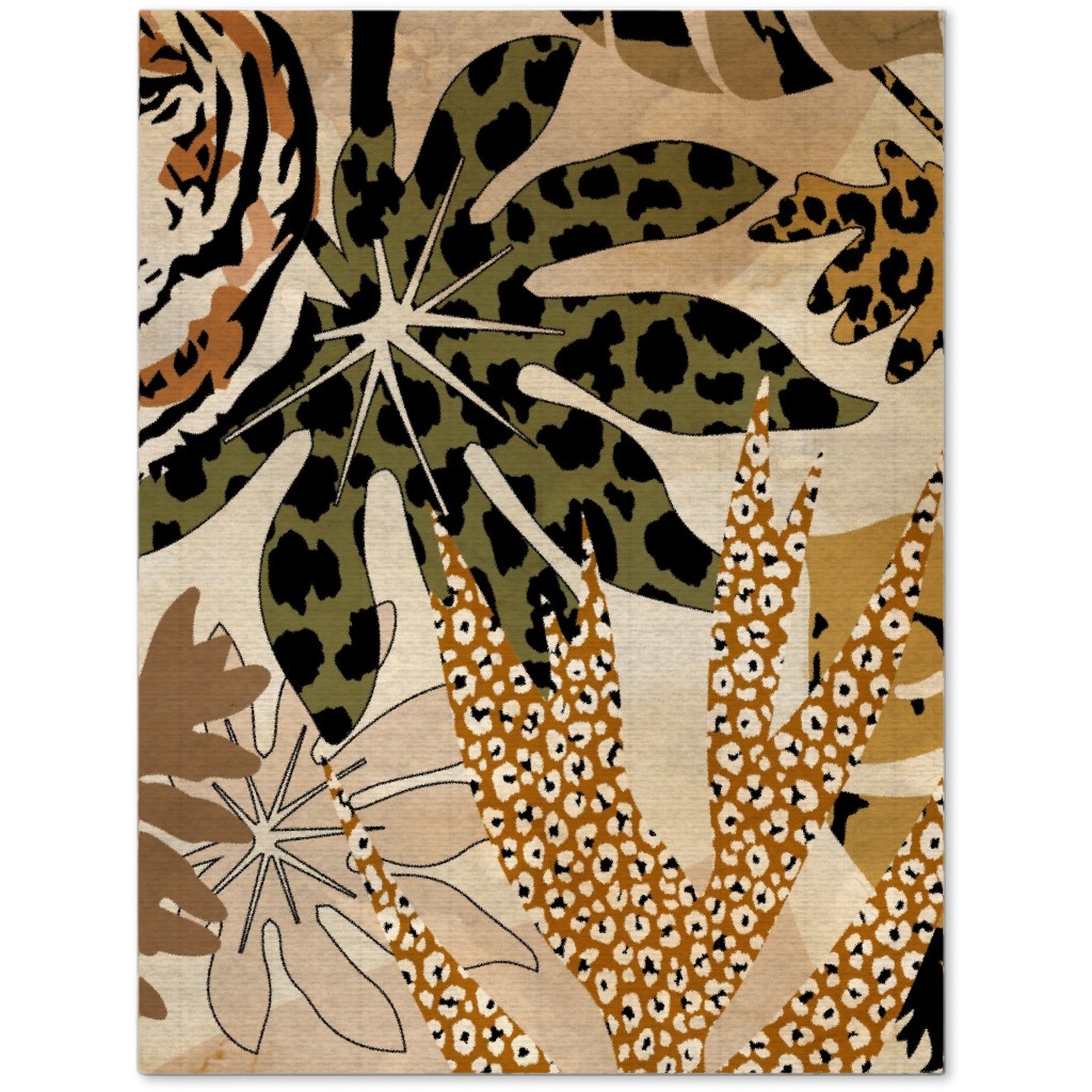 Safari Camouflage - Earthy Journal, Brown