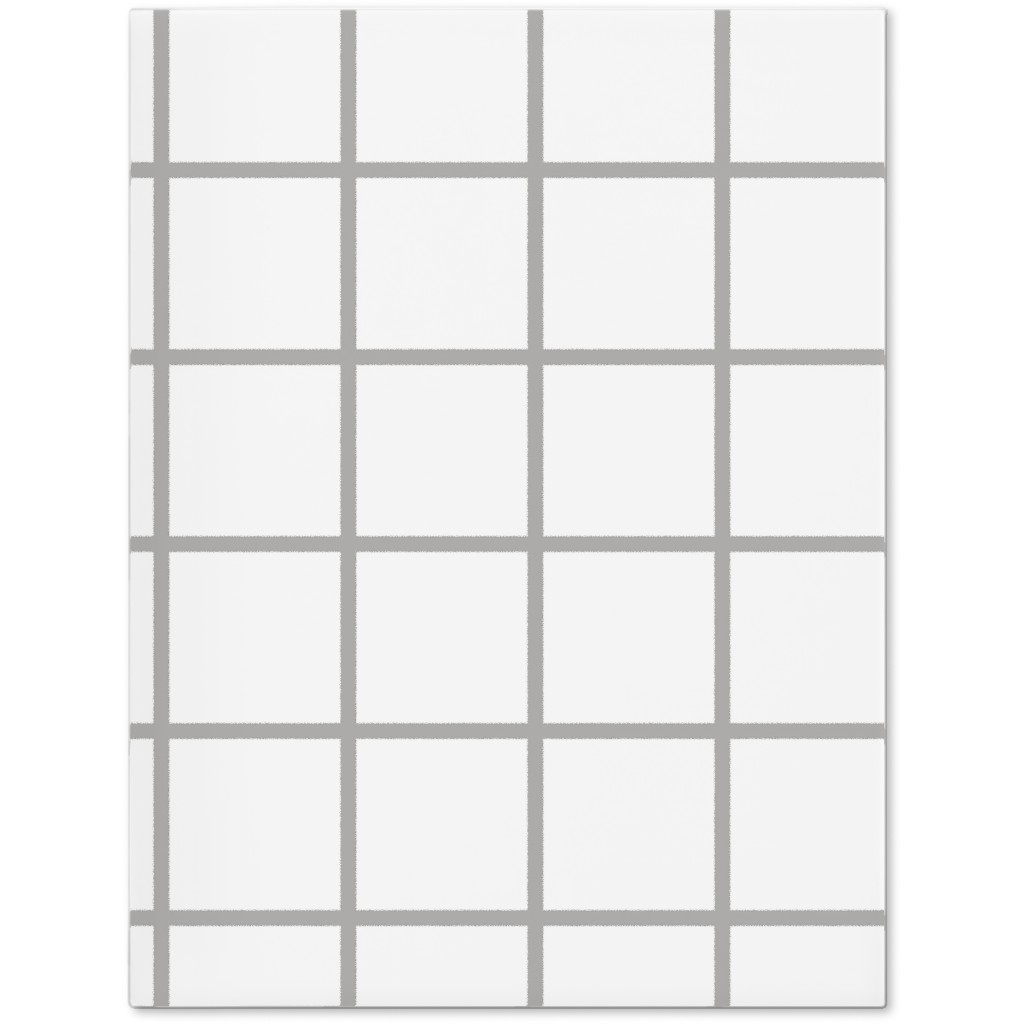 Window Pane Journal, Gray