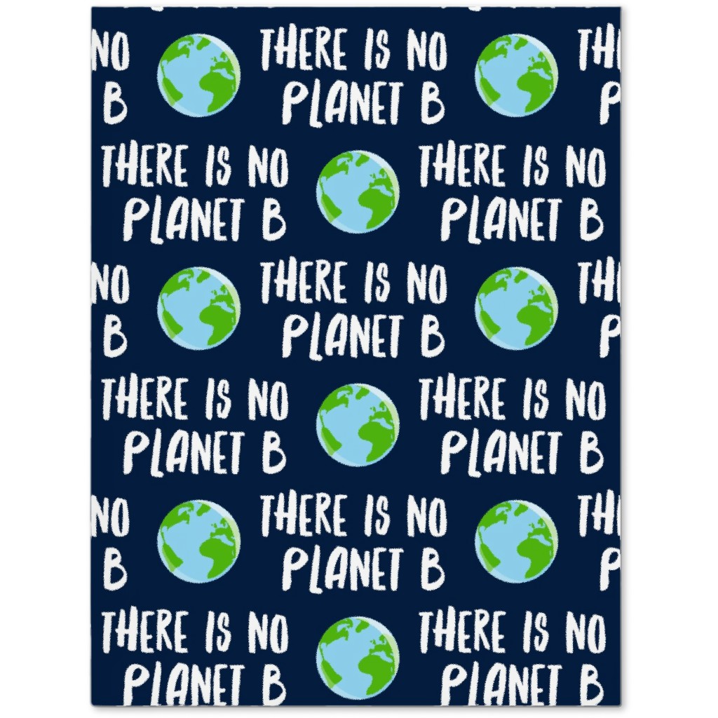 There Is No Planet B - Earth Navy Journal, Green, Classic Green