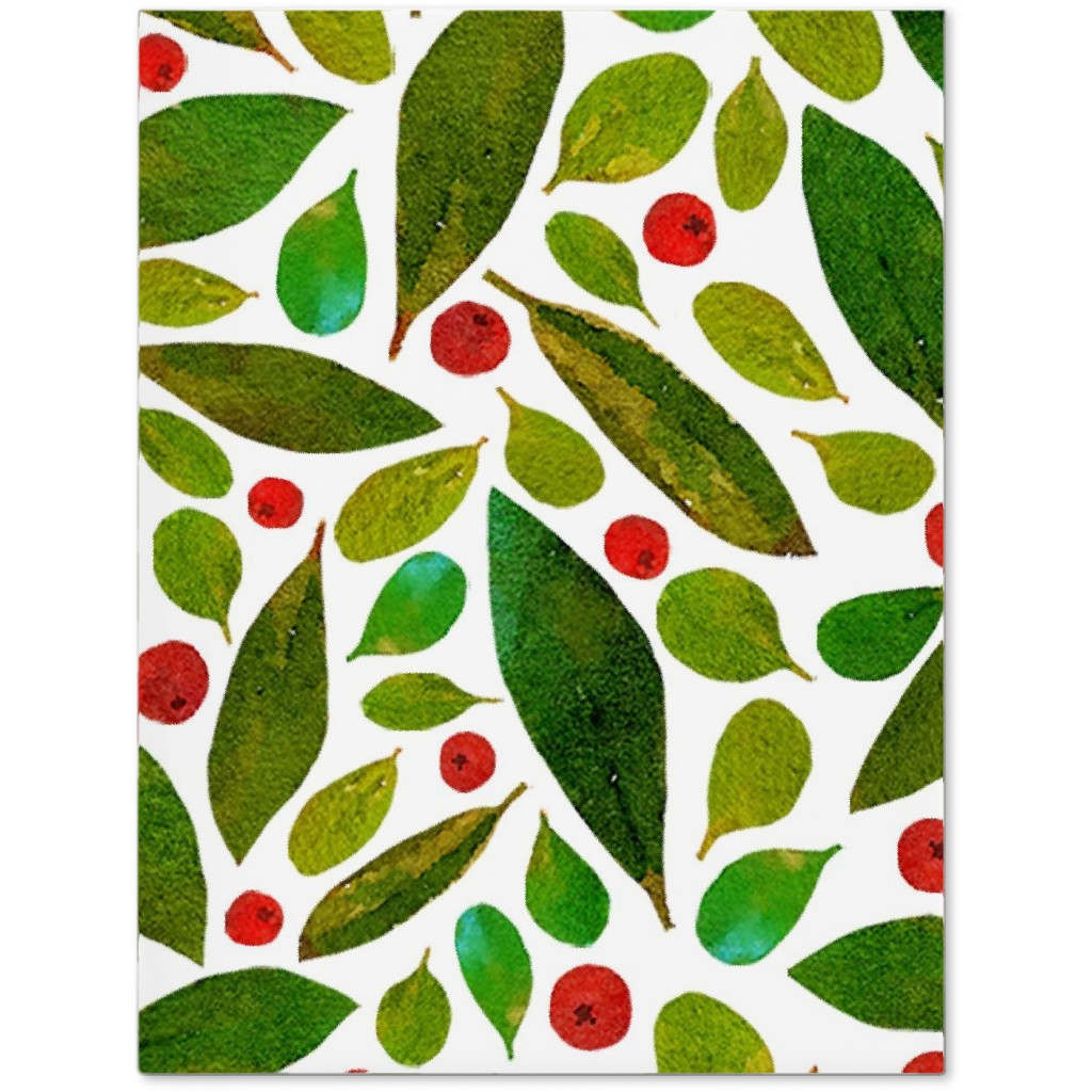 Holiday Greens and Berries Journal, Green, Classic Green