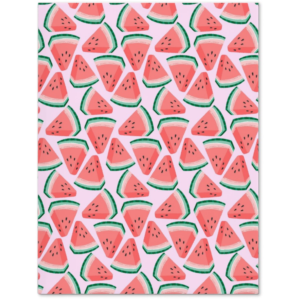 Watermelon Slices - Pink Journal, Pink, Bright Pink