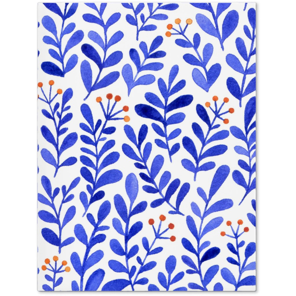 Leaves - Blue Journal, Blue, True Blue