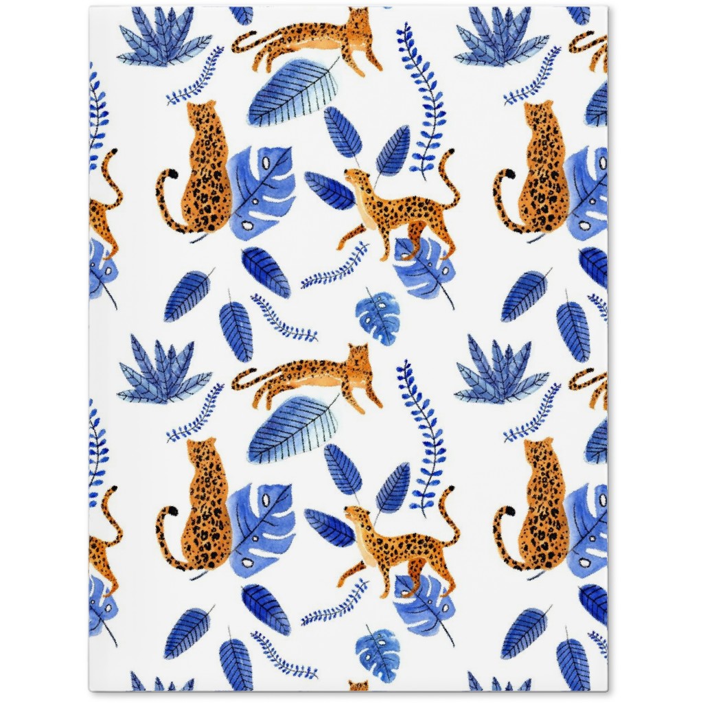 Leopard Tropical Exotic - Blue Journal, Multicolor
