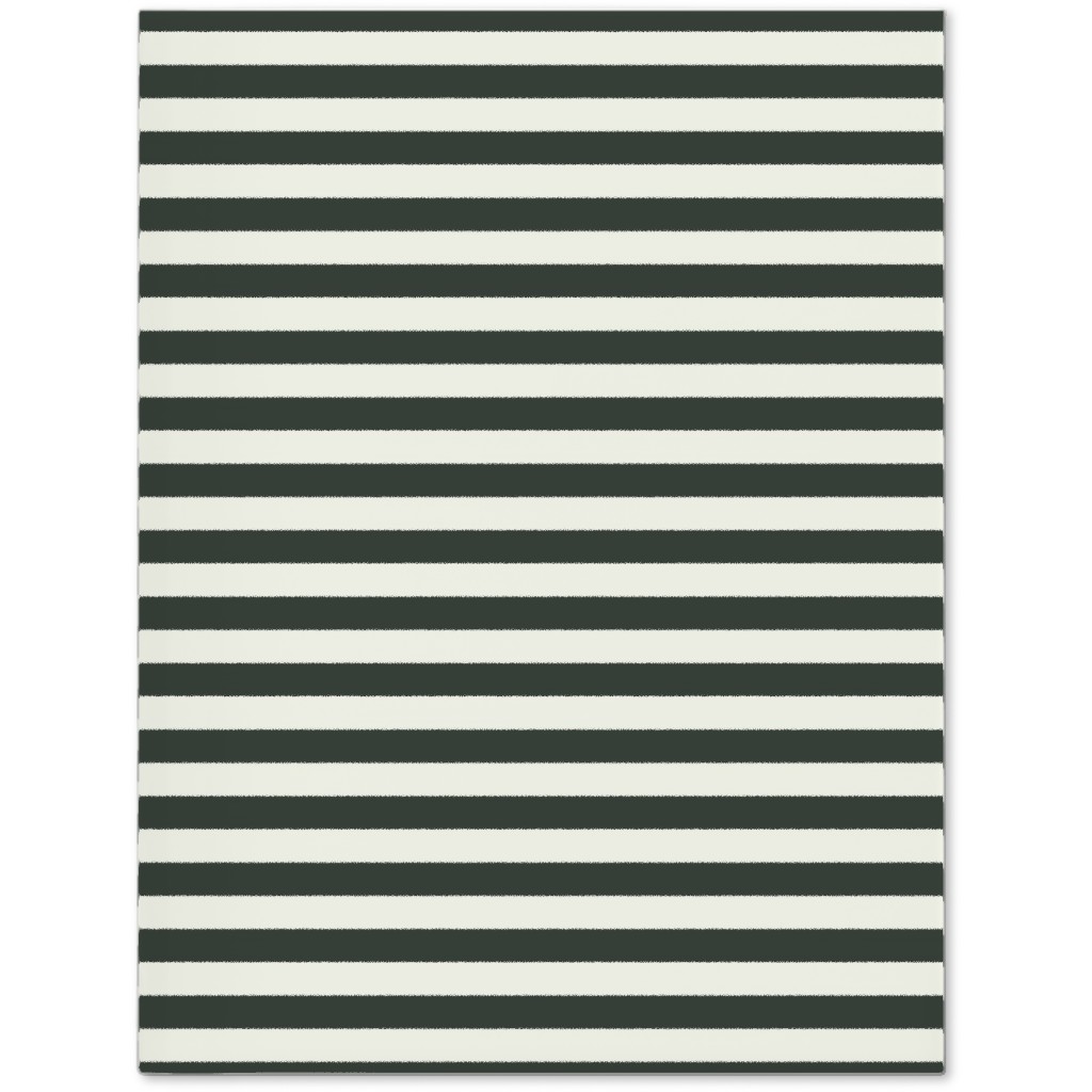 Stripe - Black and Cream Journal, Black