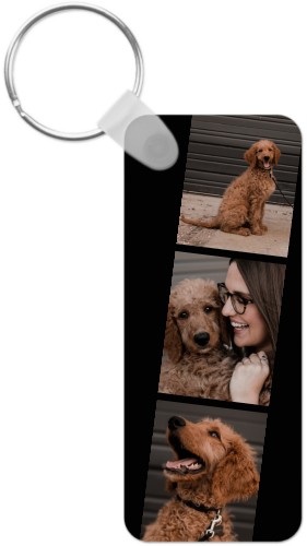 Gallery of Three Tilt Key Ring, Rect, Multicolor, multi